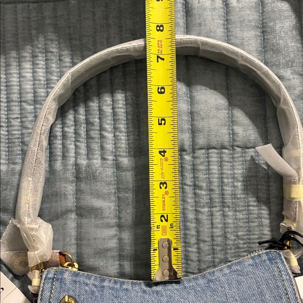 NWT Coach Blue Denim Shoulder Bag - Picture 9 of 9